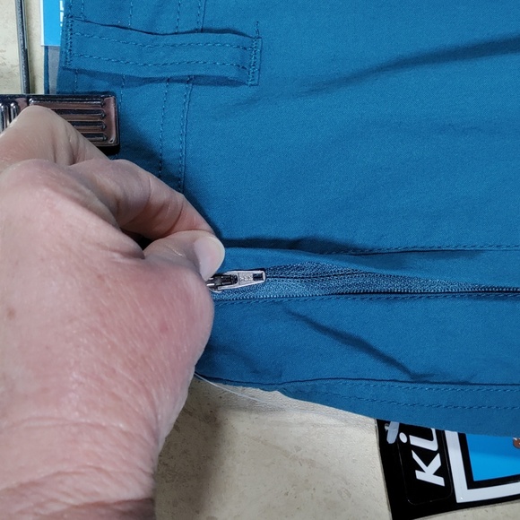 01563 Kuhl Lagoon teal Spire Shorts 12 NEW - Picture 3 of 16